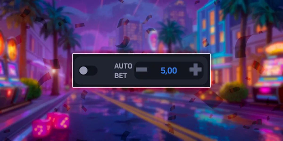 Entering the bet amount in the Jetx game