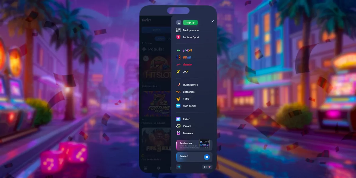 Download the gaming app