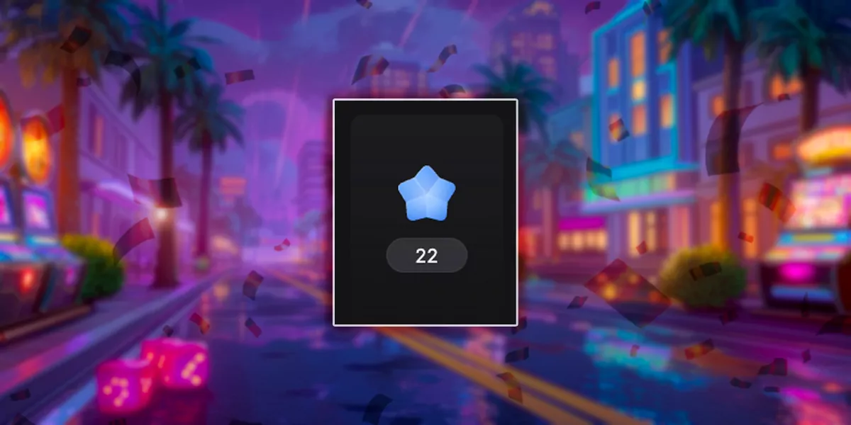 Select the amount of the bet per round