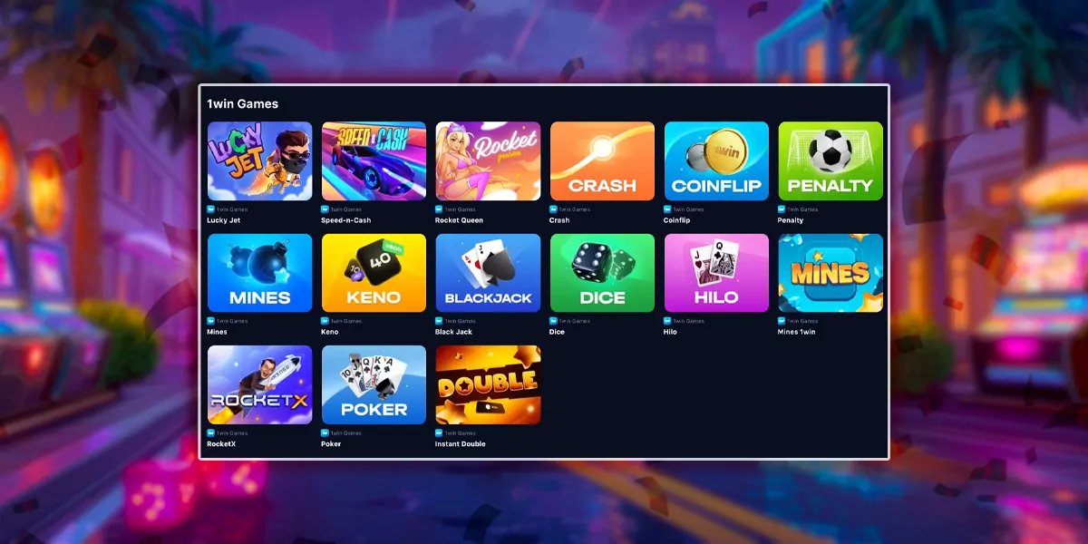 Searching for a game at the casino