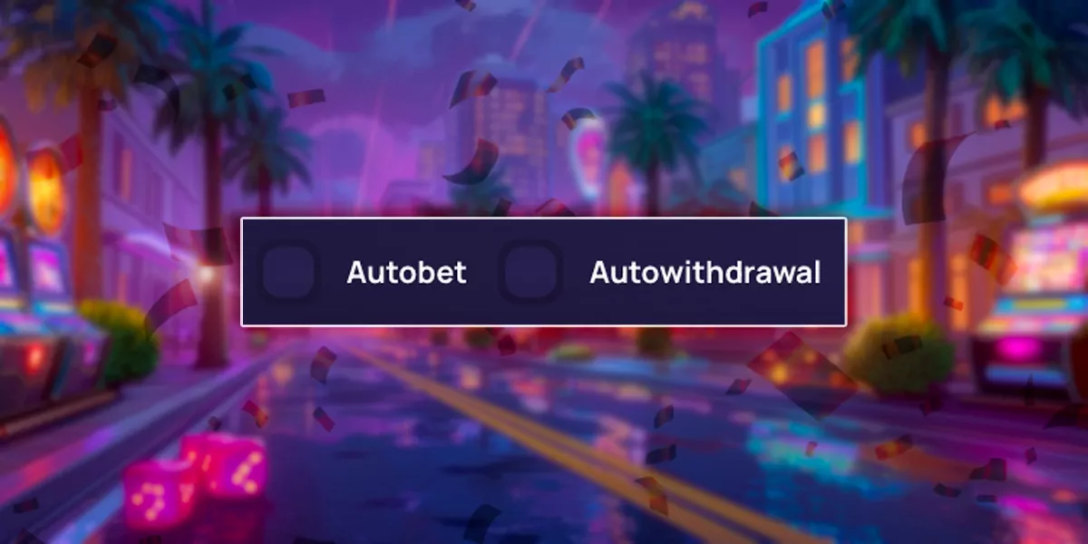 Option for auto-betting and auto-withdrawal of money