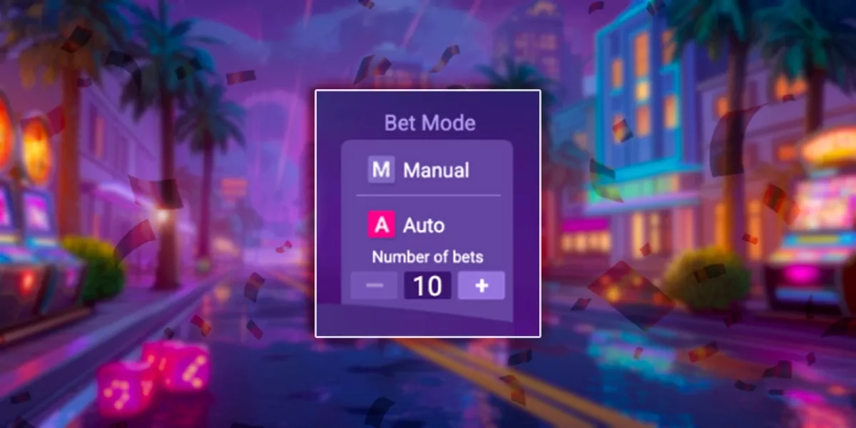 Automatic or manual game mode