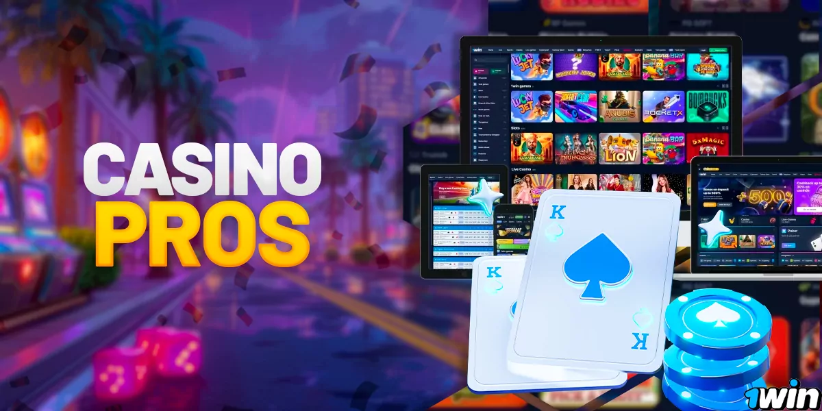 The main advantages and disadvantages of 1win online casino