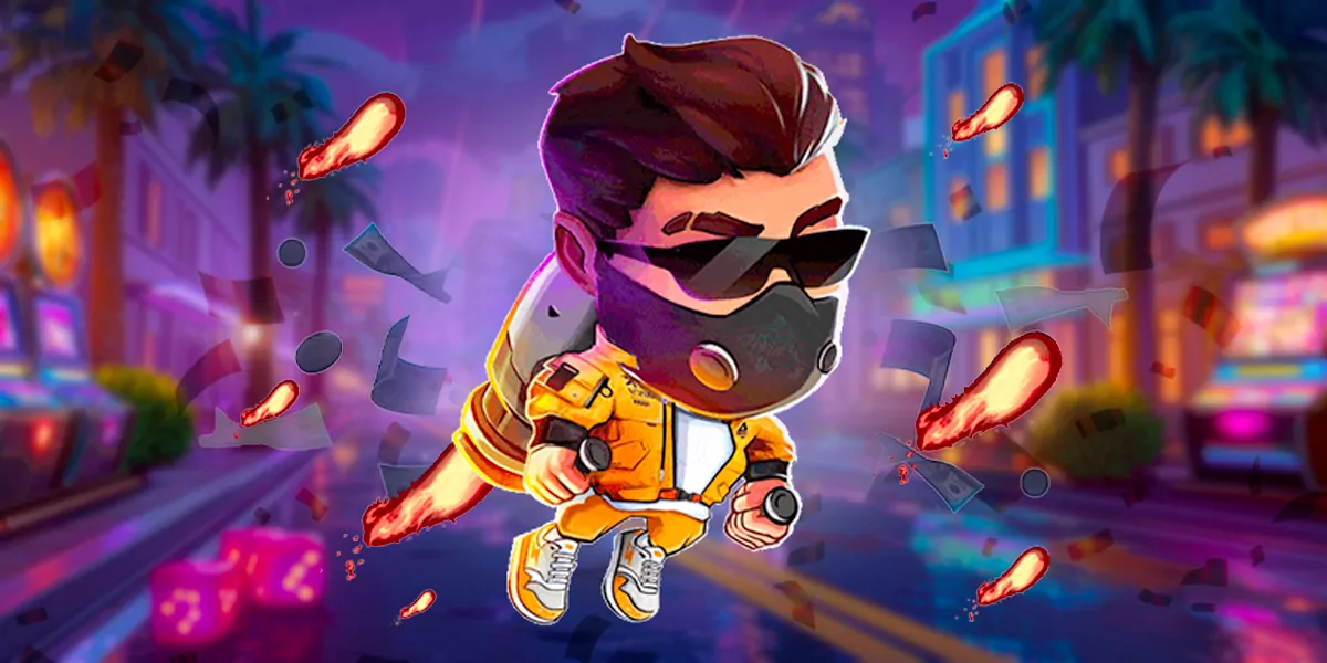 Main banner of the Lucky Jet game