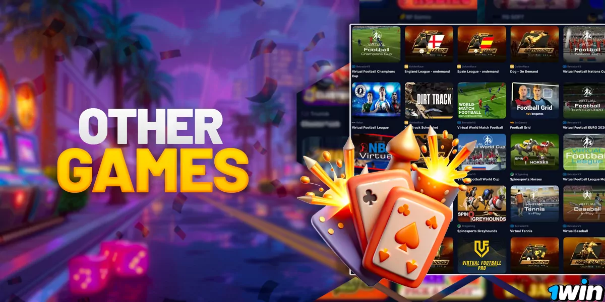 Play other games outside the casino