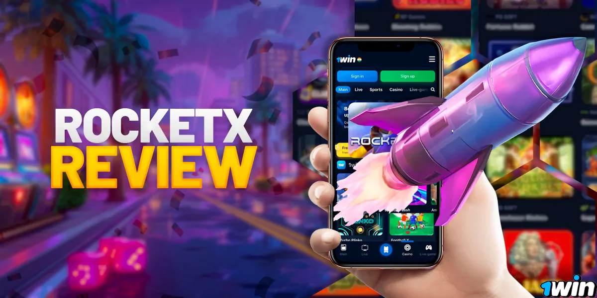 Review of the game from 1win RocketX